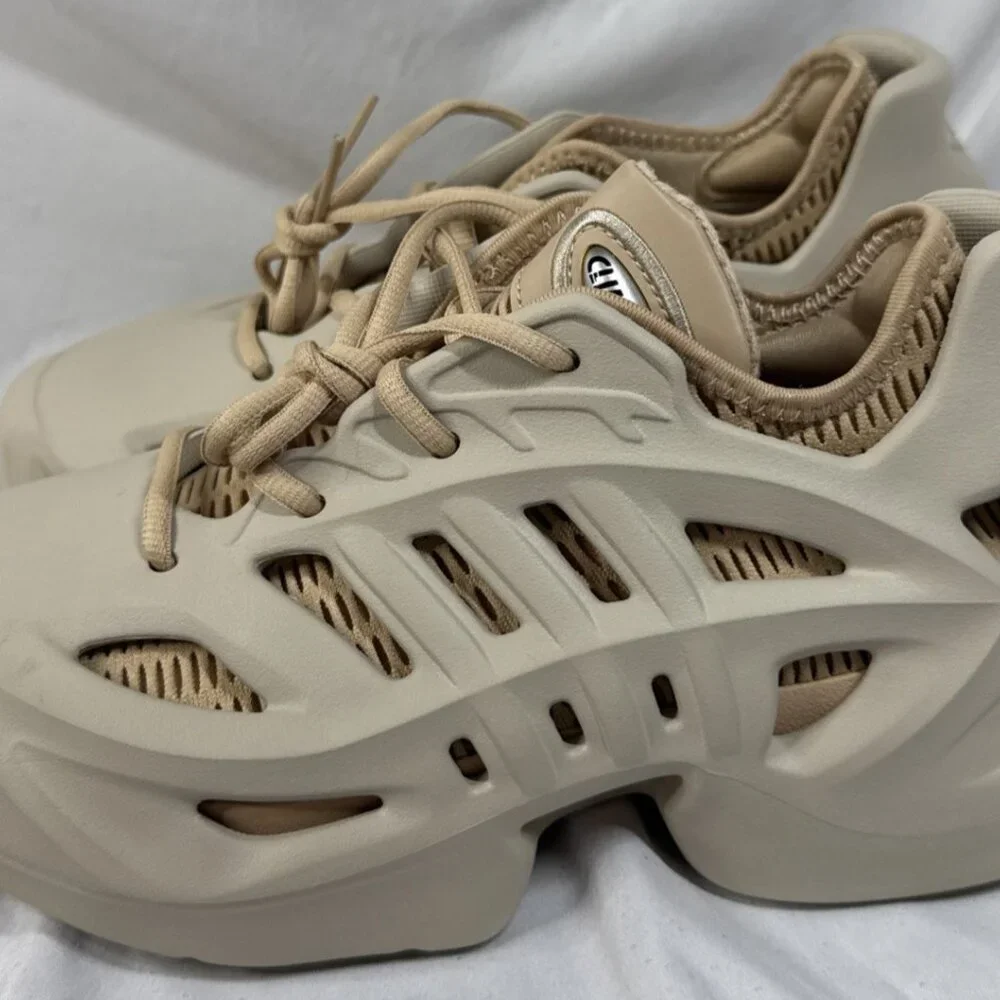 Adidas AdiFom Climacool J‎ Kids Size 7 IF6583 Beige Casual Shoes Sneaker NEW